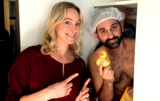 Reklamfilmsinspelning för ett solenergibolag.