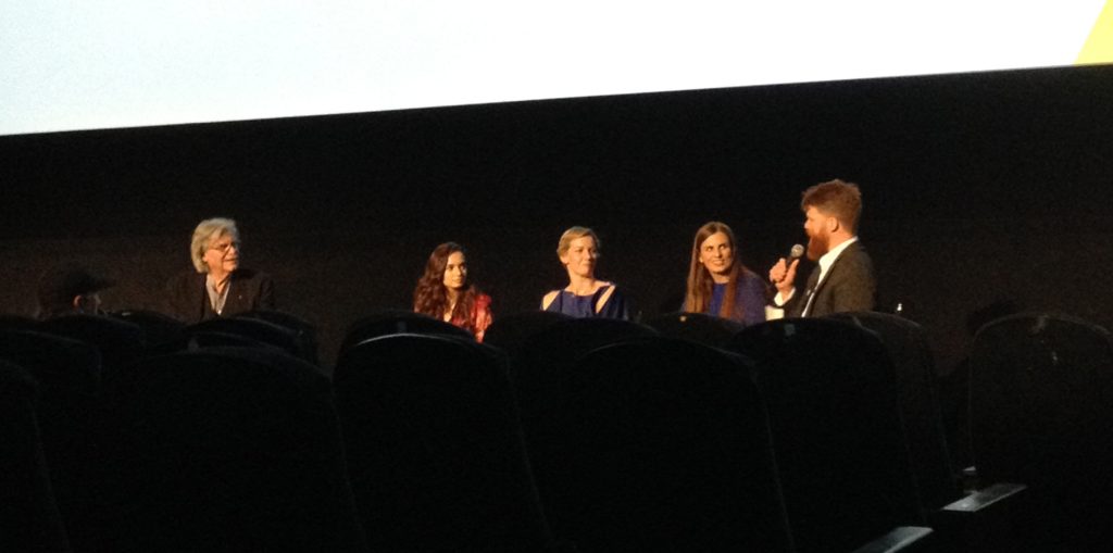 Q&A with the cast and director after the screening of Toni Erdmann: Peter Simonischek, Ingrid Bisu, Sandra Hüller and Maren Ade.