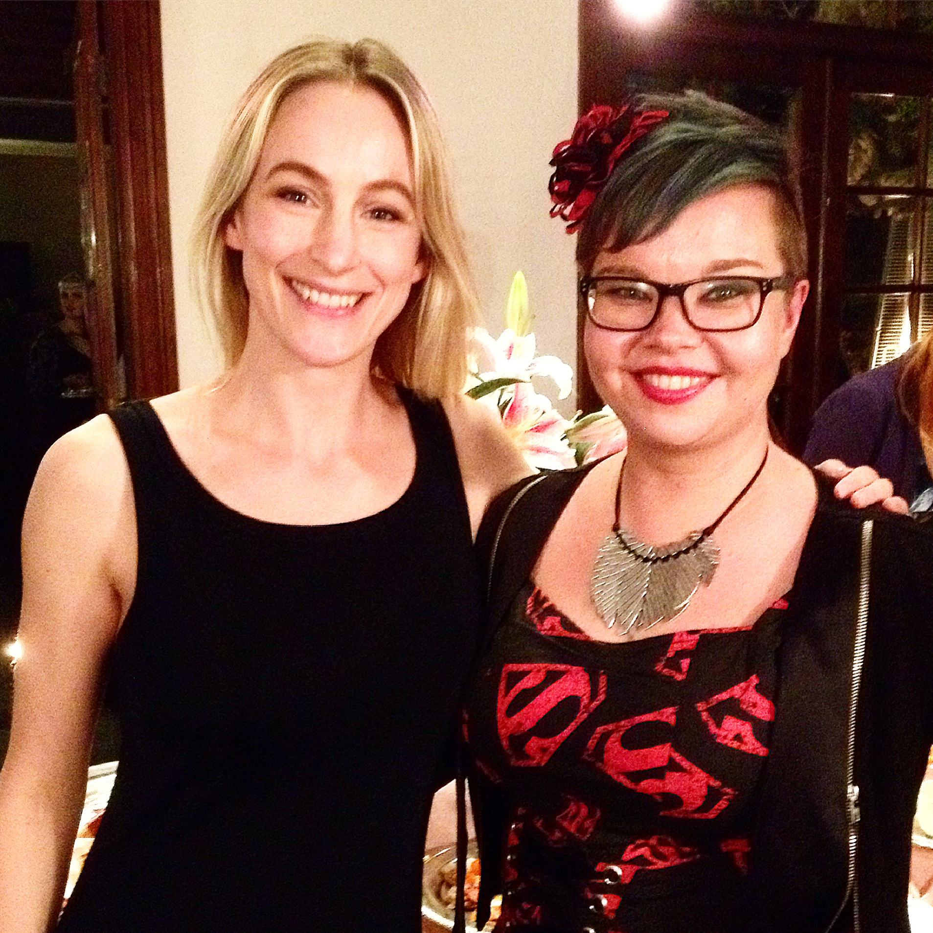 Me and the Finnish superstar author Salla Simukka.