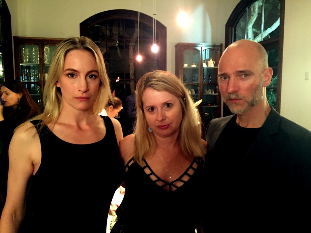 Very Nordic Noir... With Kim and director Aku.