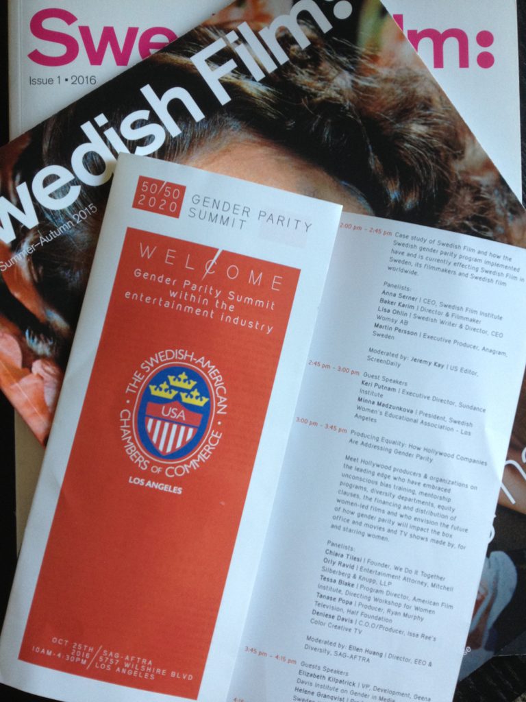 The program of the day.