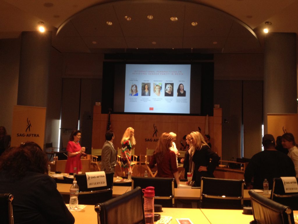 The International Panel with representation from the UK, Canada, Italy, Australia and Hollywood are about to begin.