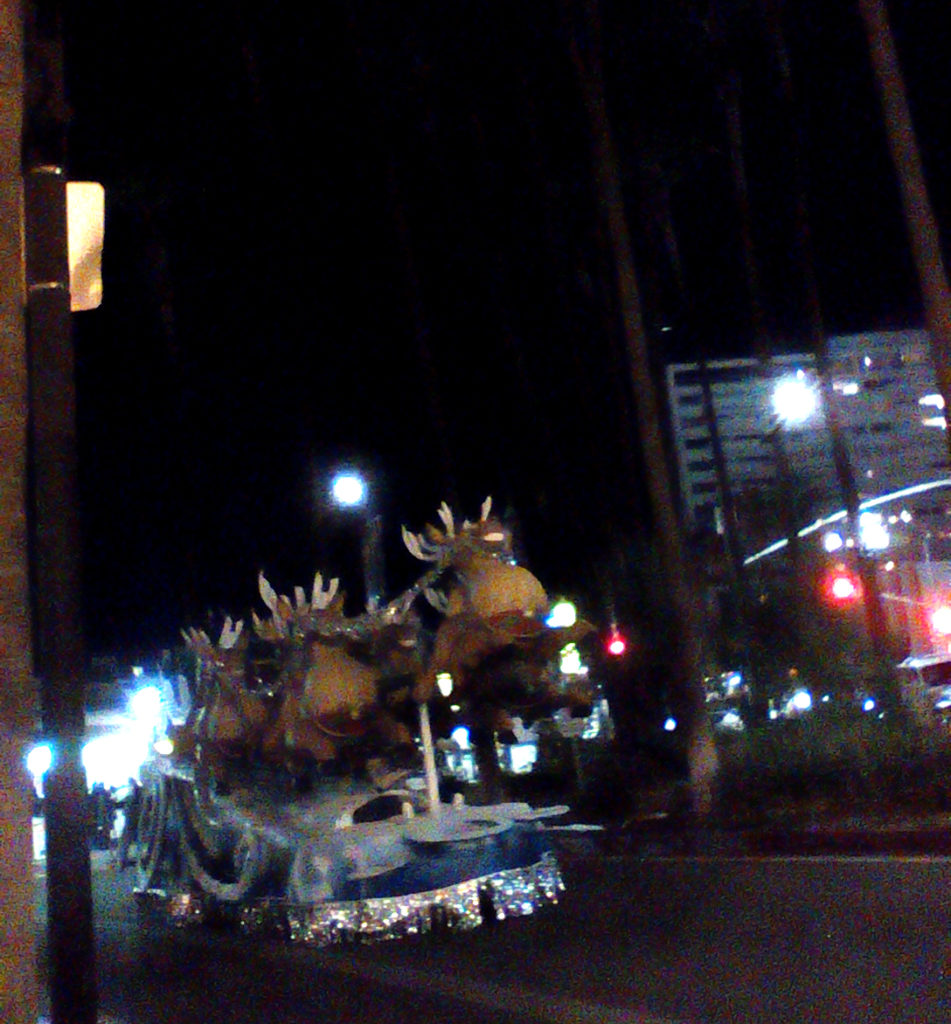 Santa's reindeers waiting for Santa.