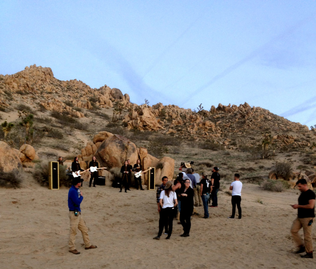 Cage The Elephant in action.