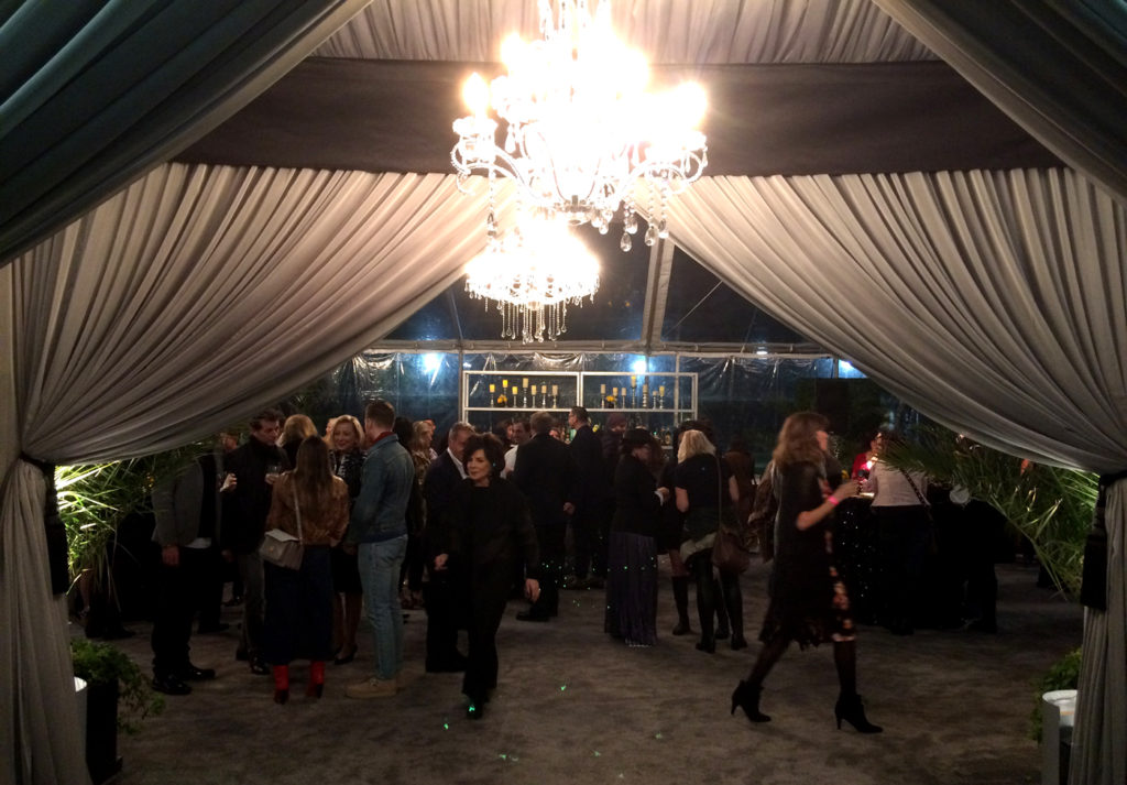 A lot of people came to the opening night.