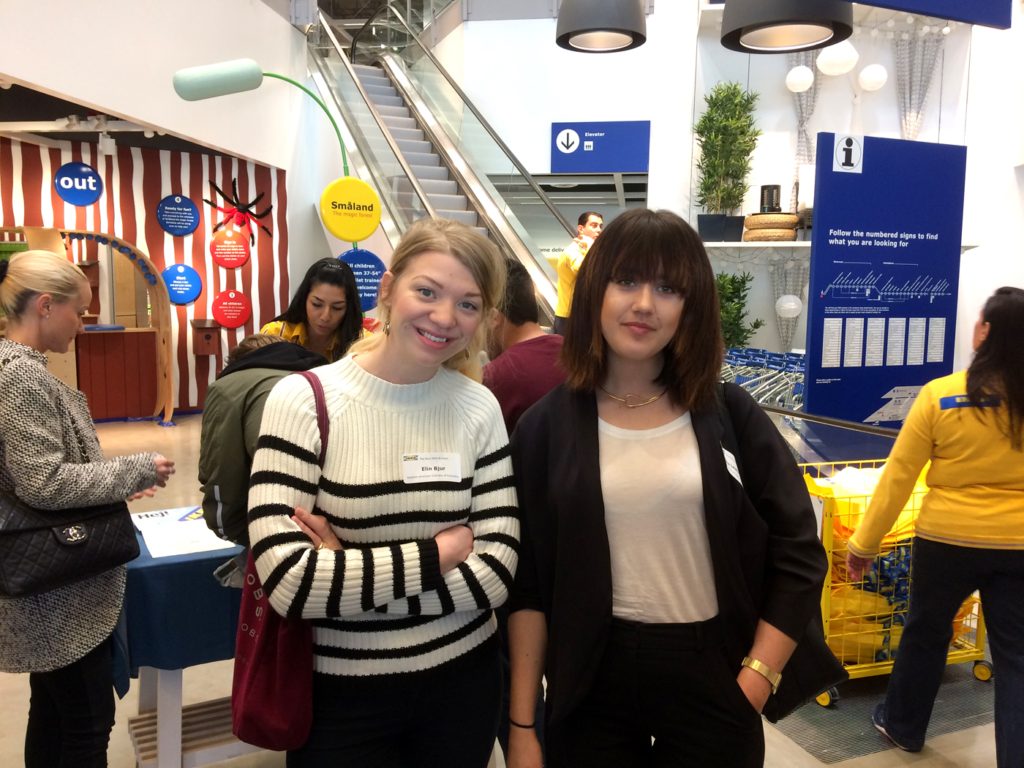 SACC-LA:s marketing managers Elin and Paulina.