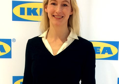 At the preview of the new IKEA store.