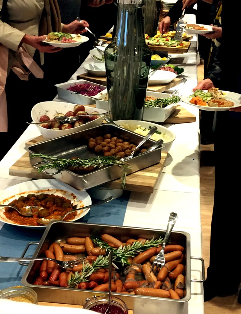 ...and ended with meatballs and mashed potatoes.