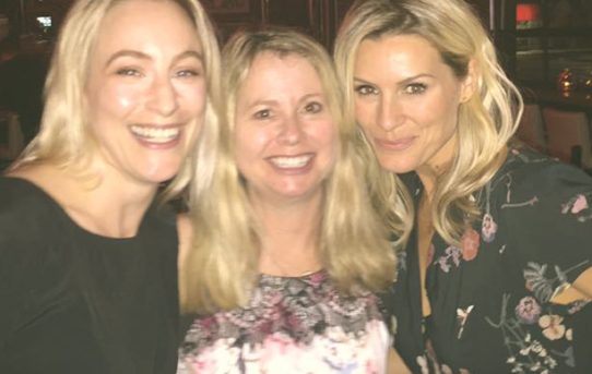 The blondes: me, Kim and Monika.