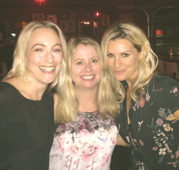 The blondes: me, Kim and Monika.