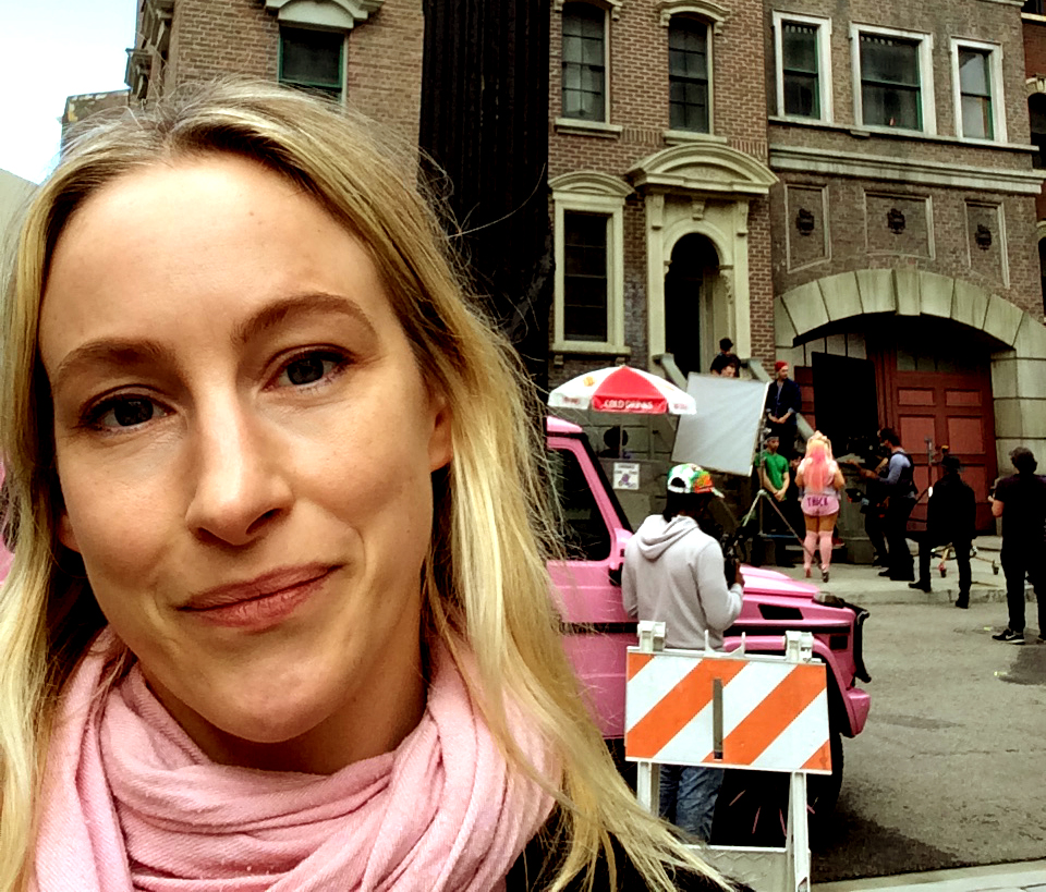 The dancers are rehearsing the next scene.