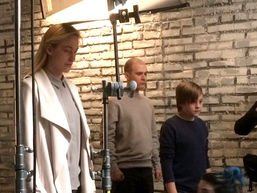 About to go for a take.