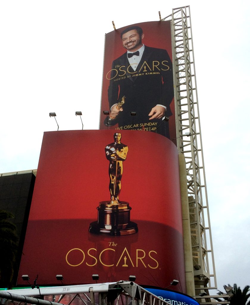 The Oscars 2017 is hosted by Jimmy Kimmel.