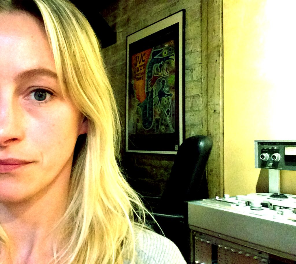 Waiting to get in to do my voice overs.