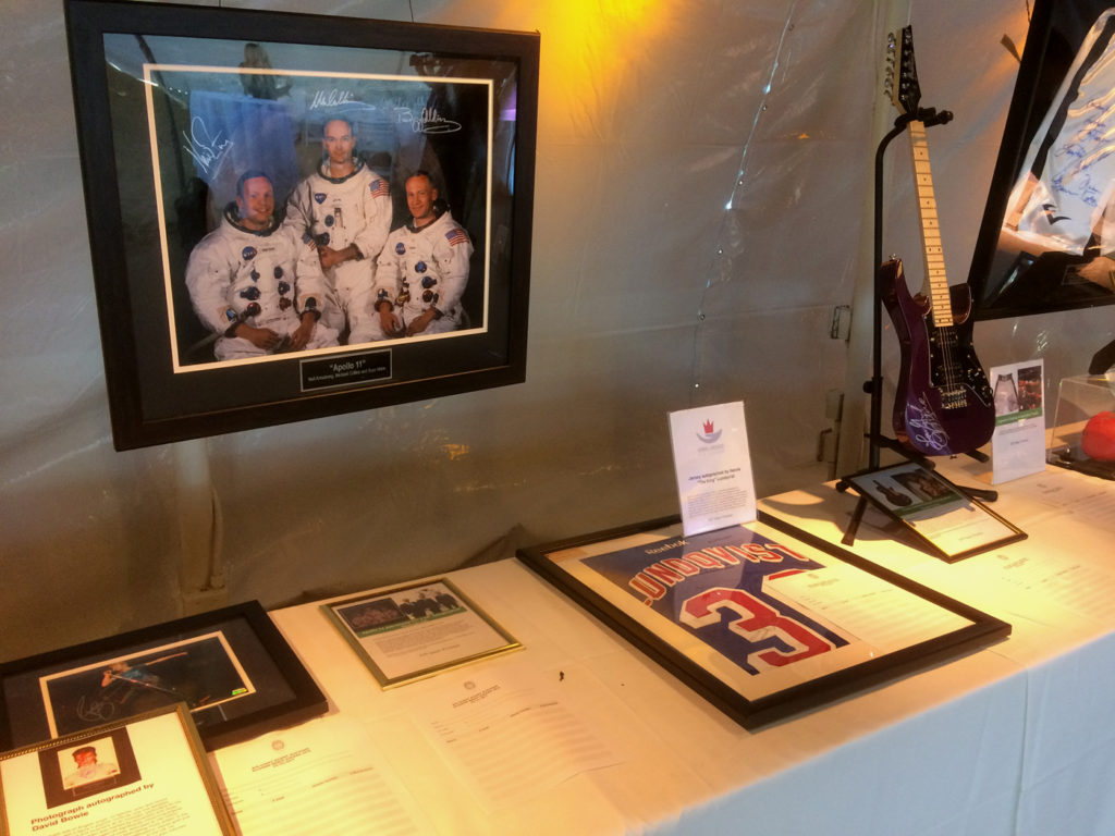 Some of the items that could be yours in the silent auction.