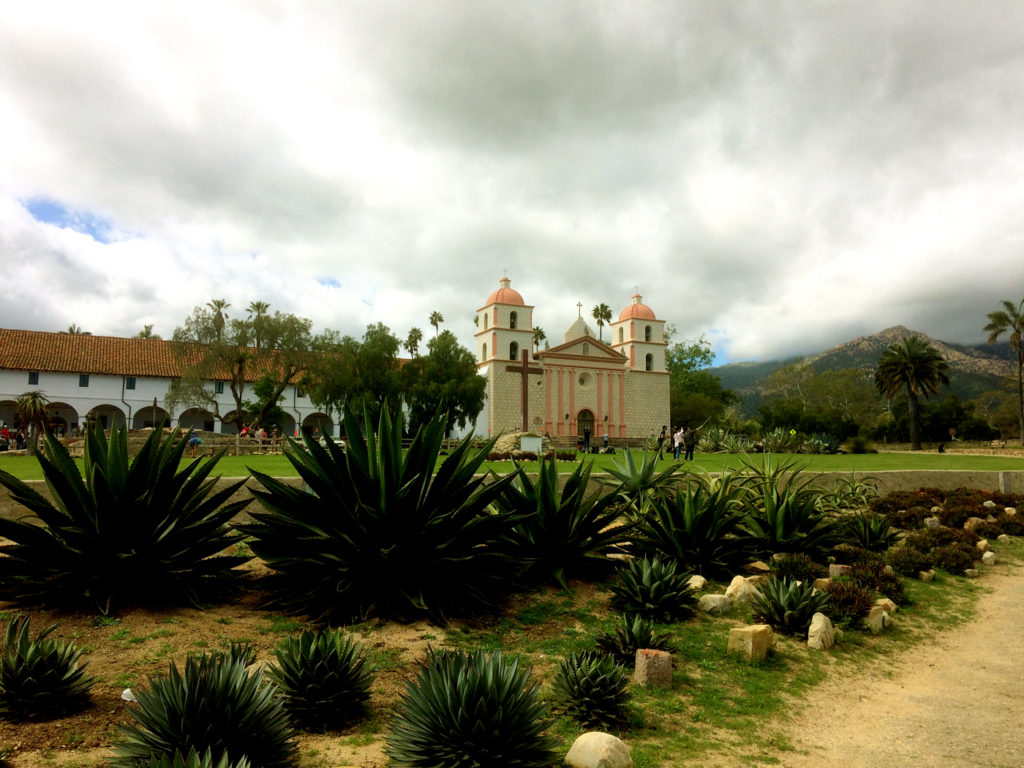 The Old Mission in Santa Barbara.