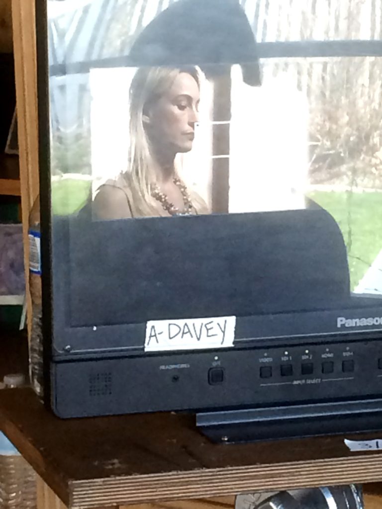 The director's monitor.