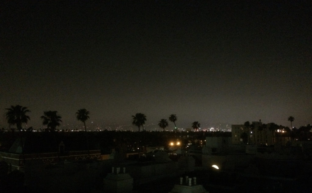 Beautiful view over Los Angeles.