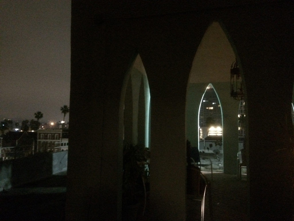 The evening continued at a roof top.