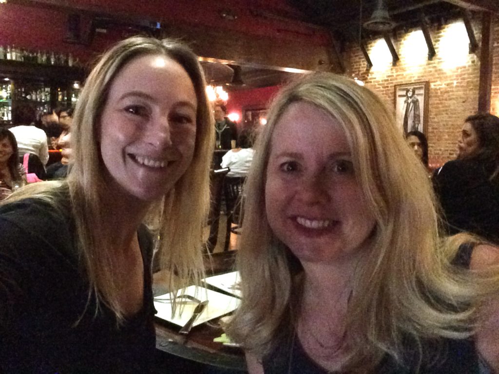 Met up with Kim at Next Door Lounge for a drink before the show.